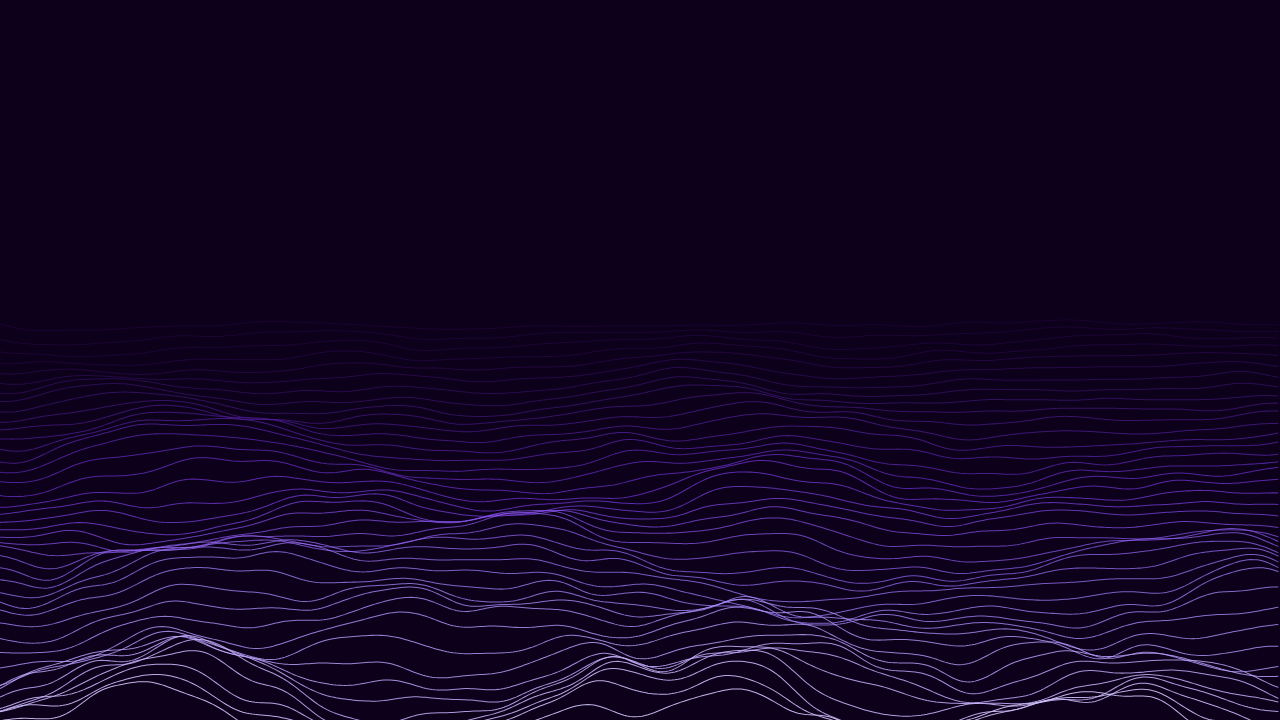 Flow Lines pattern wallpaper in the Electric Violet palette - cover art for "32:9 Wallpaper: How to Get One Without Cropping or Stretching", made with PattrnLab.