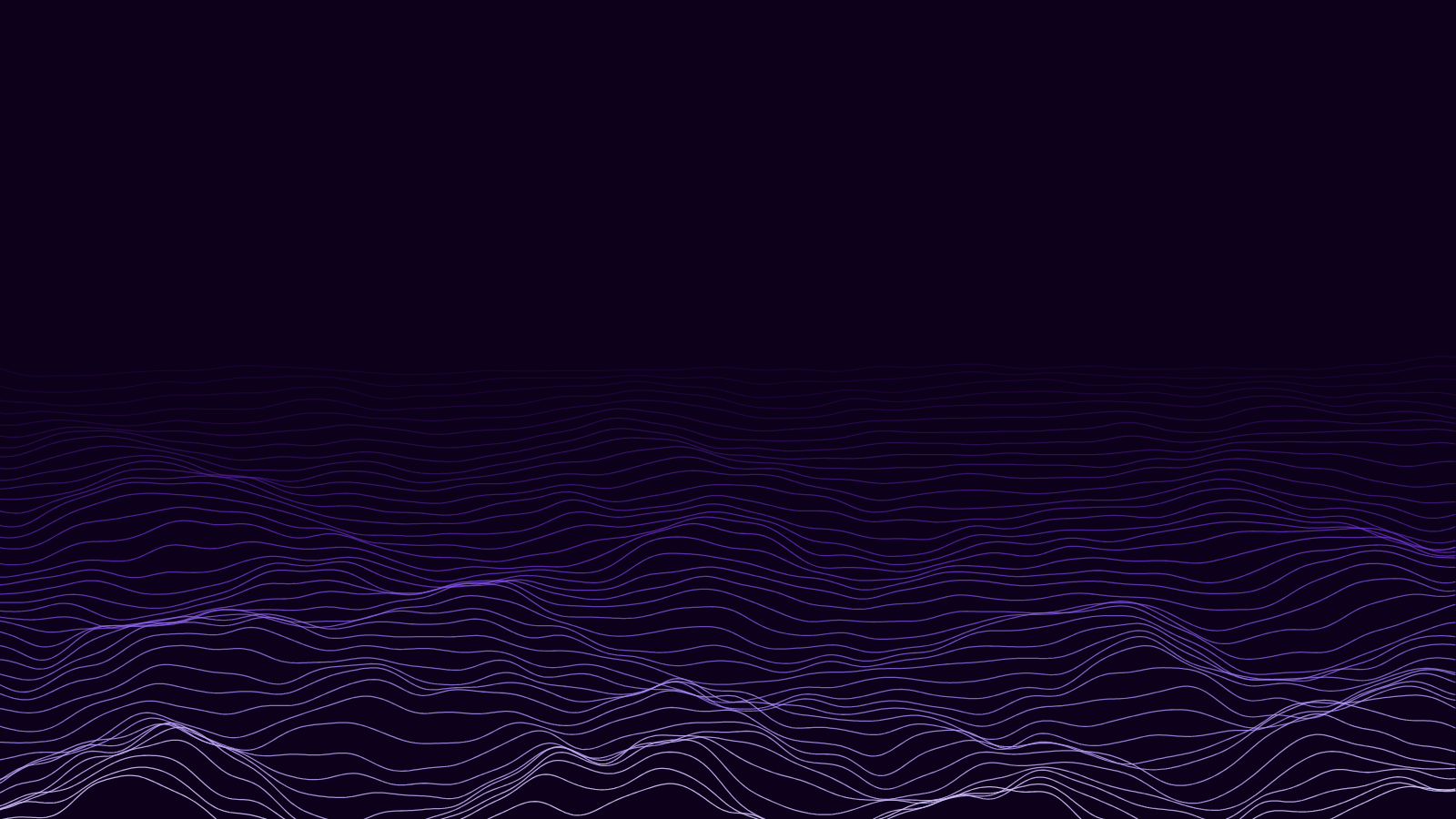 Flow Lines wallpaper in the Electric Violet palette at 1920x1080, generated with PattrnLab.