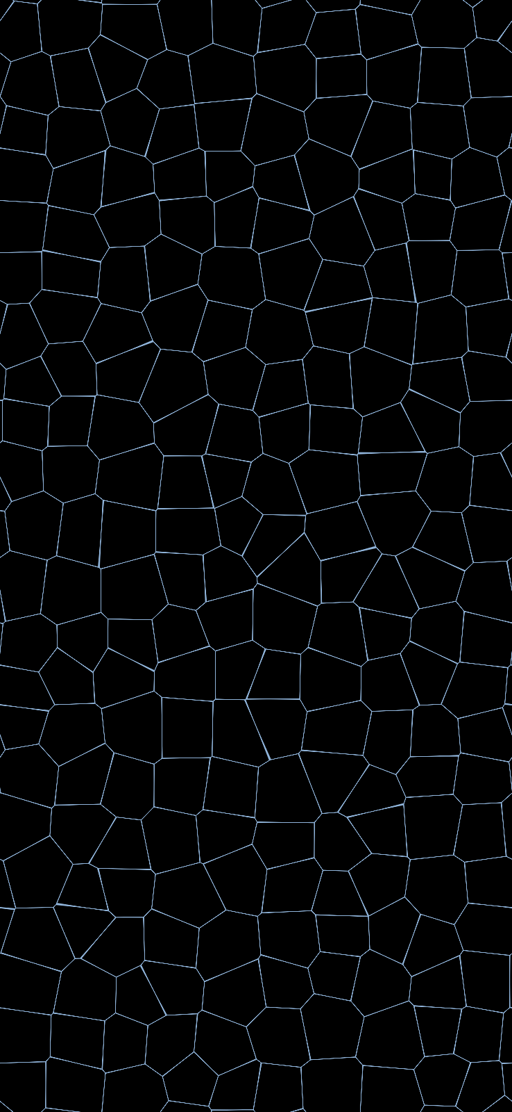 Voronoi Lines wallpaper in the Obsidian palette at 1290x2796, generated with PattrnLab.