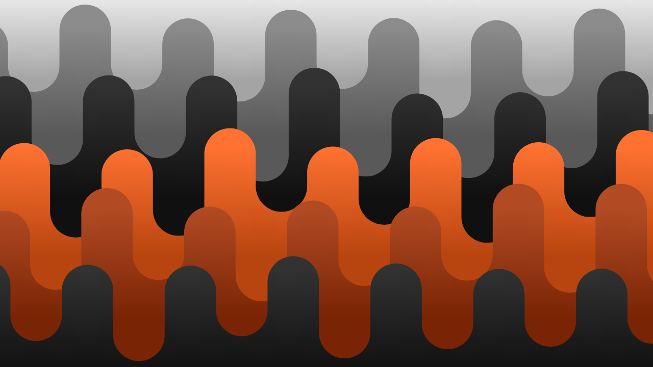 Interlock pattern wallpaper in the Ember Mono palette - cover art for "Laptop Wallpaper Size in Inches: 13, 14, 15.6 and 16 Inch Laptops", made with PattrnLab.