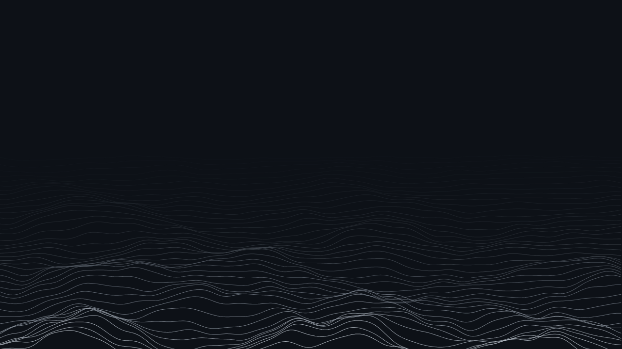 Flow Lines pattern wallpaper in the Midnight palette - cover art for "Vertical Monitor Wallpapers: Sizing a Rotated Screen Properly", made with PattrnLab.