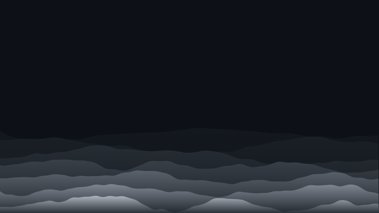 Misty Ridges pattern wallpaper in the Midnight palette - cover art for "Wallpaper for a Portrait Monitor: What Actually Works Turned Sideways", made with PattrnLab.