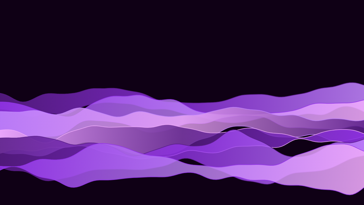Ribbons pattern wallpaper in the Cosmic Nebula palette - cover art for "The Right Wallpaper Resolution for Every Device: A Reference Guide", made with PattrnLab.