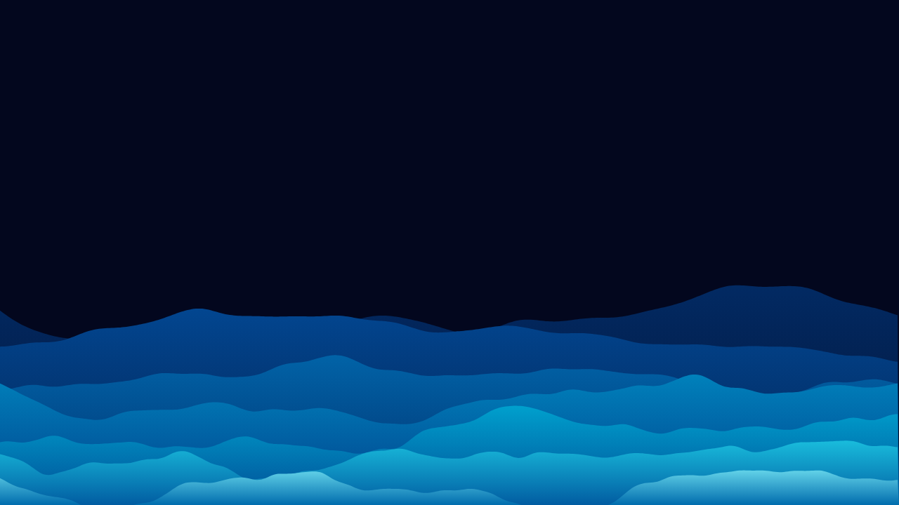 Misty Ridges pattern wallpaper in ocean deep tones - part of the Modern & Minimal collection, made with PattrnLab.