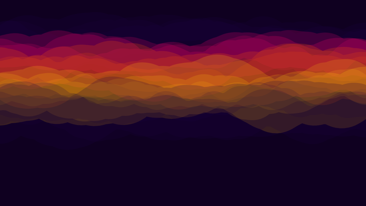 Aurora pattern wallpaper in neon horizon tones - part of the Cyberpunk & Neon collection, made with PattrnLab.