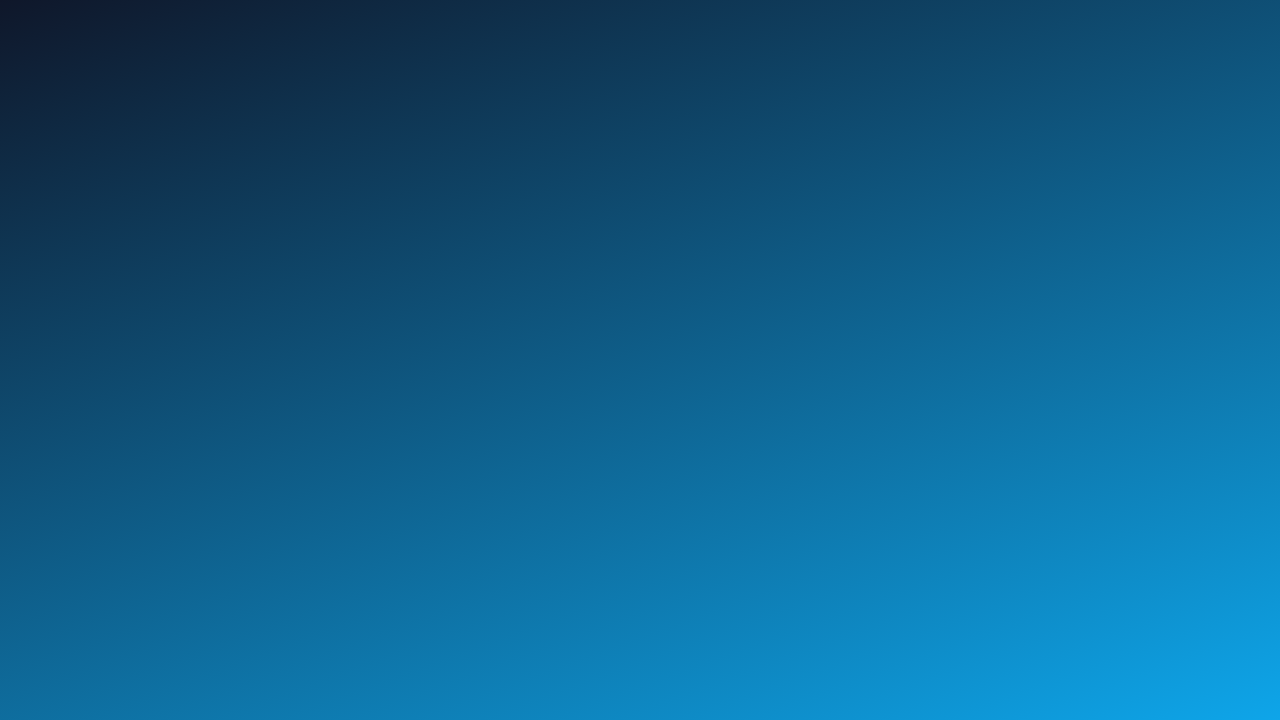 #0f172a to #0ea5e9 gradient wallpaper - part of the Solid & Gradient collection, made with PattrnLab.