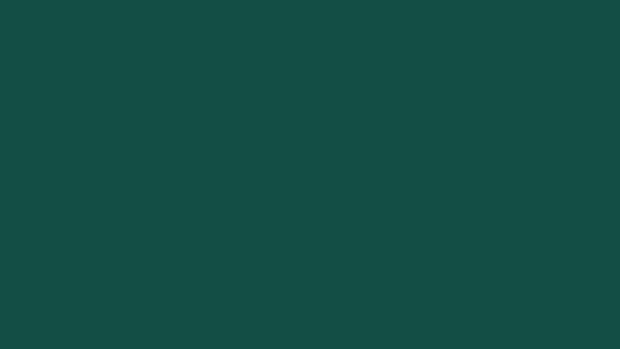 Solid #134e45 wallpaper - part of the Solid & Gradient collection, made with PattrnLab.