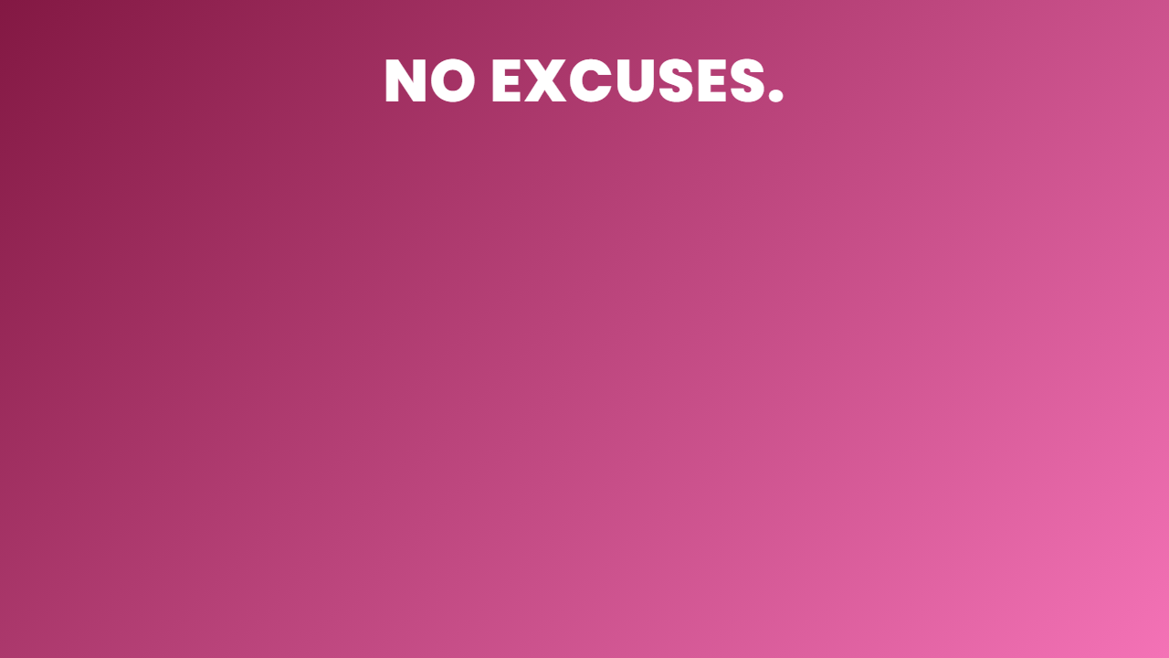 #831843 to #f472b6 gradient wallpaper with text overlay - part of the Text Wallpapers collection, made with PattrnLab.