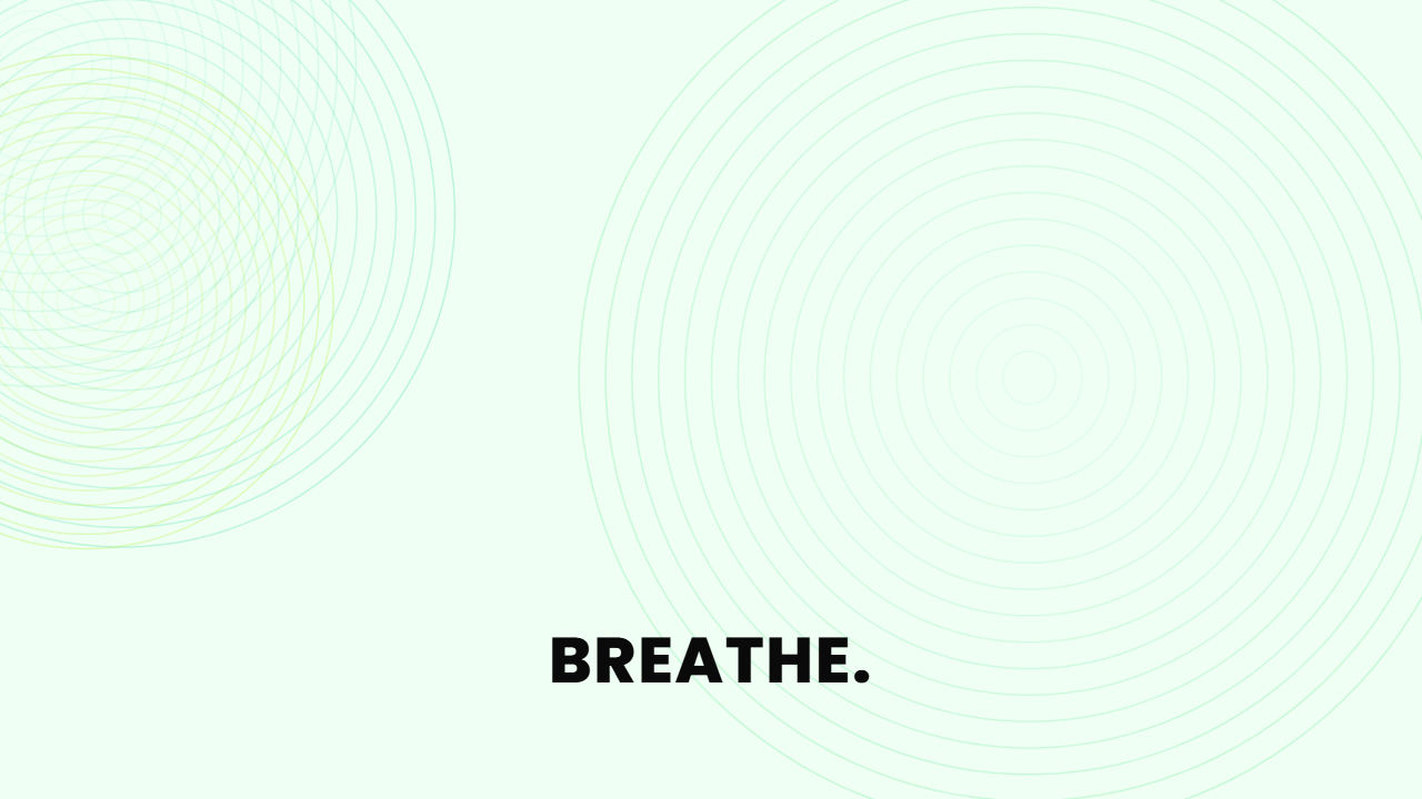 Ripples pattern wallpaper in mint breeze tones with text overlay, made with PattrnLab.