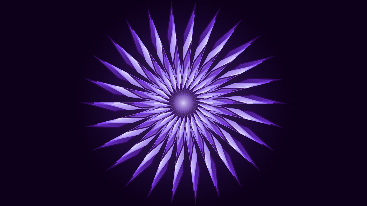 Mandala pattern wallpaper in electric violet tones - part of the 4K Wallpaper - Abstract, Dark & Minimal Backgrounds collection, made with PattrnLab.
