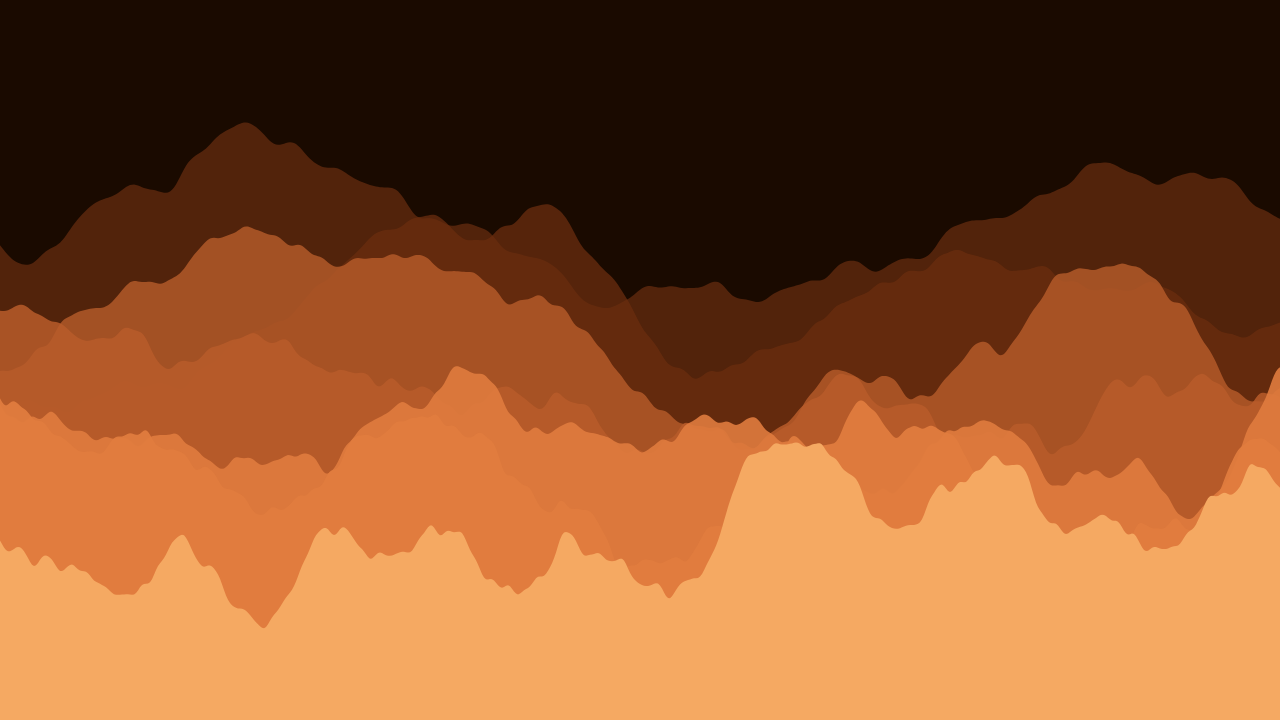 Terrain pattern wallpaper in autumn ember tones - part of the 4K Wallpaper - Abstract, Dark & Minimal Backgrounds collection, made with PattrnLab.