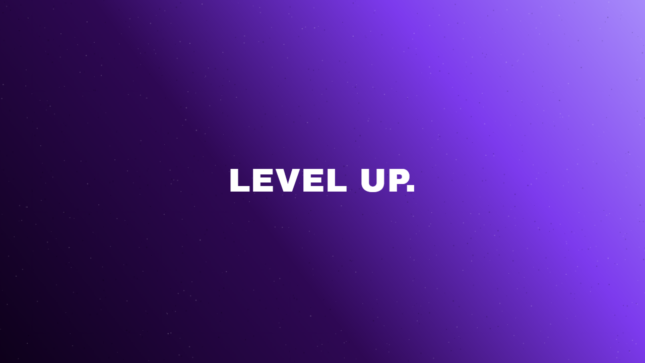 Grain Gradient pattern wallpaper in electric violet tones with text overlay - part of the 4K Wallpaper - Abstract, Dark & Minimal Backgrounds collection, made with PattrnLab.