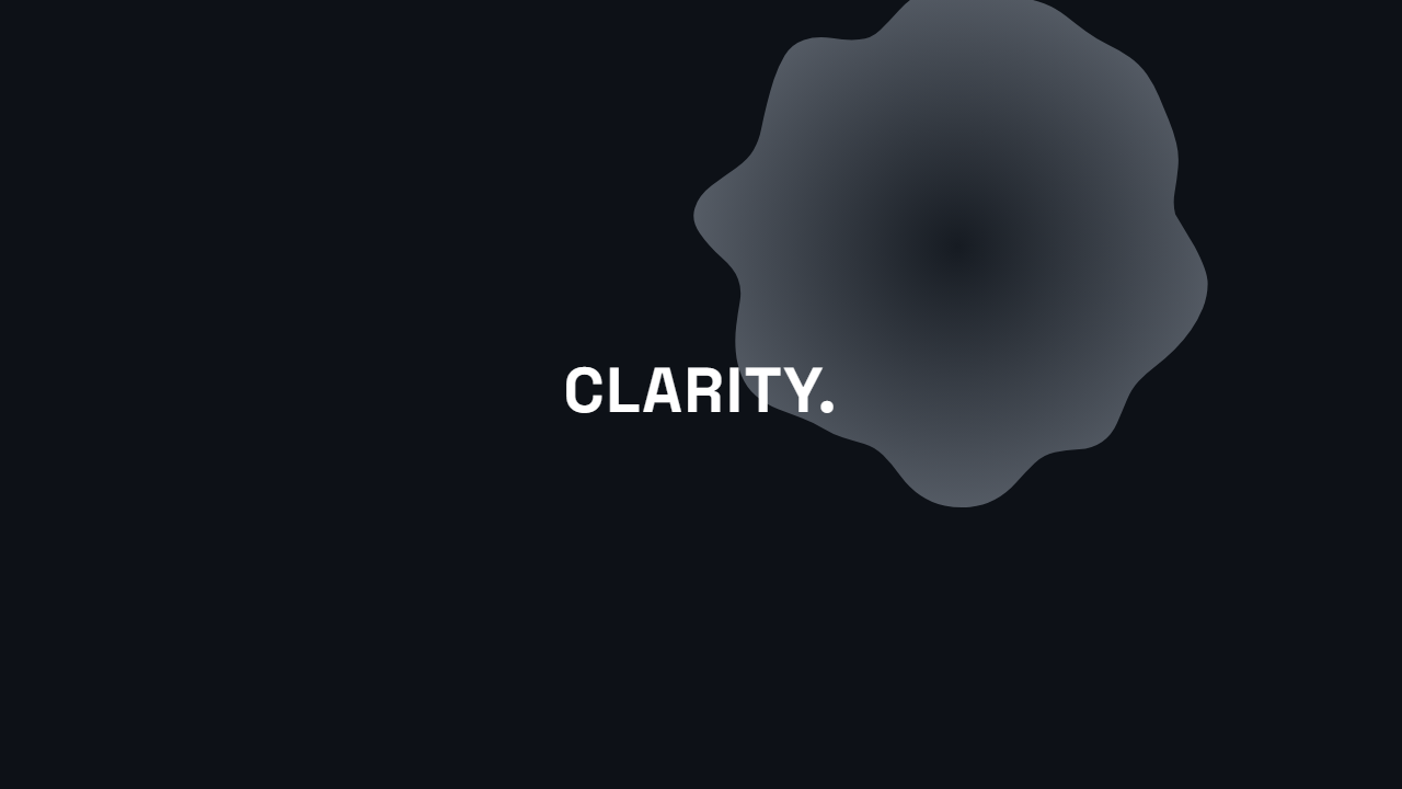 Blob pattern wallpaper in midnight tones with text overlay - part of the 4K Wallpaper - Abstract, Dark & Minimal Backgrounds collection, made with PattrnLab.