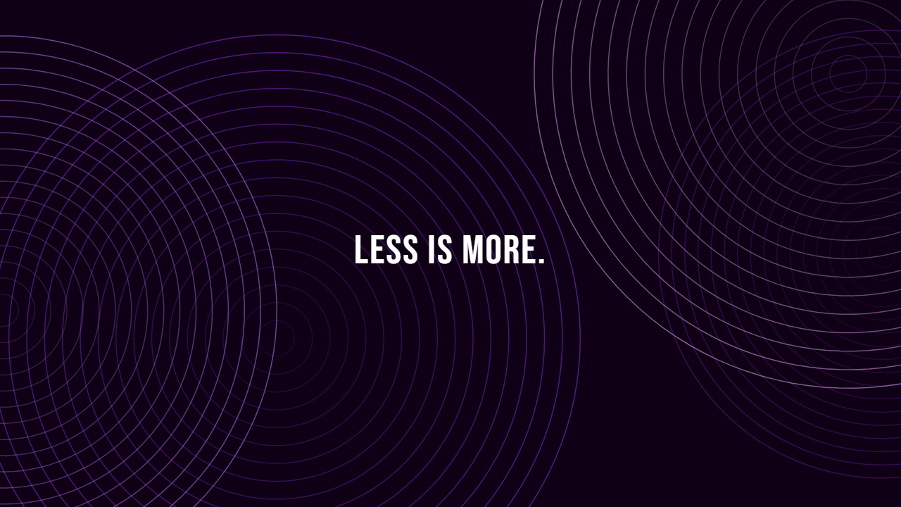 Ripples pattern wallpaper in cosmic nebula tones with text overlay - part of the 4K Wallpaper - Abstract, Dark & Minimal Backgrounds collection, made with PattrnLab.
