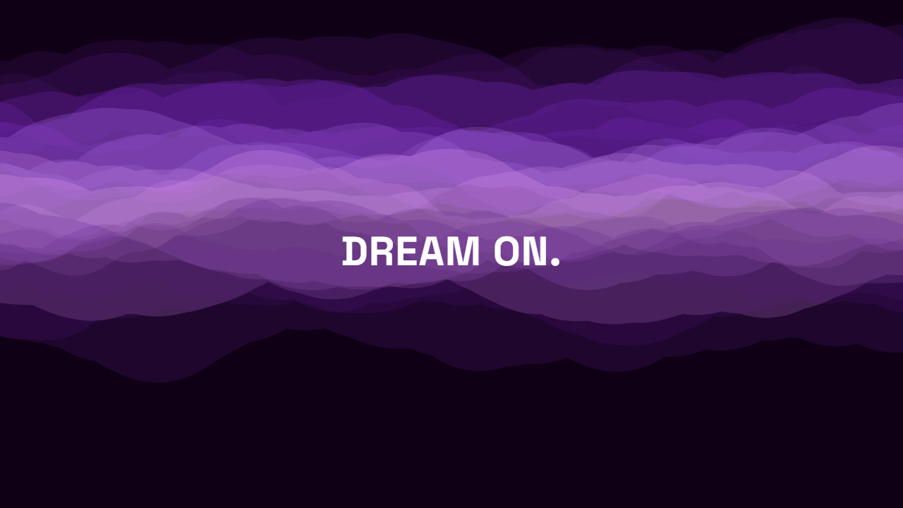 Aurora pattern wallpaper in cosmic nebula tones with text overlay - part of the 4K Wallpaper - Abstract, Dark & Minimal Backgrounds collection, made with PattrnLab.
