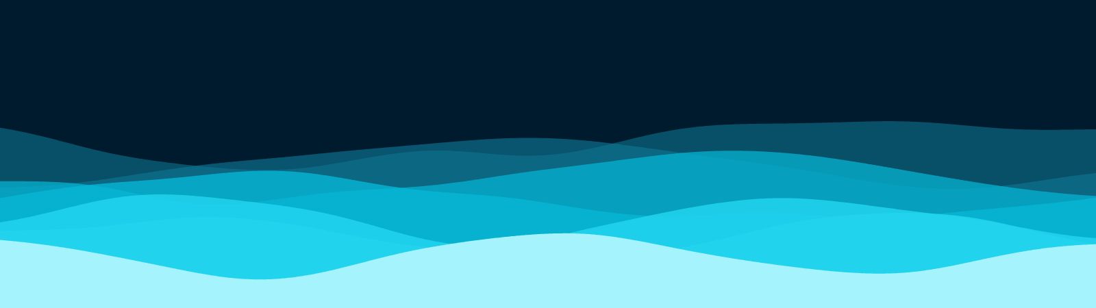 Waves pattern wallpaper in arctic aurora tones - part of the Dual Monitor Wallpaper - Matching Pairs for 2 Screens collection, made with PattrnLab.