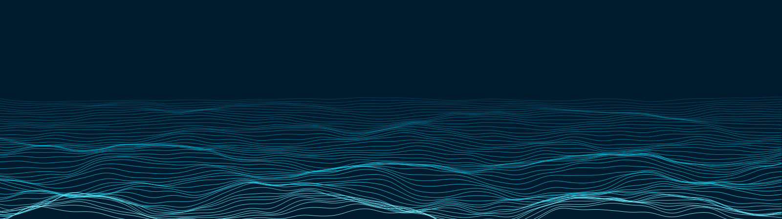 Flow Lines pattern wallpaper in arctic aurora tones - part of the Dual Monitor Wallpaper - Matching Pairs for 2 Screens collection, made with PattrnLab.