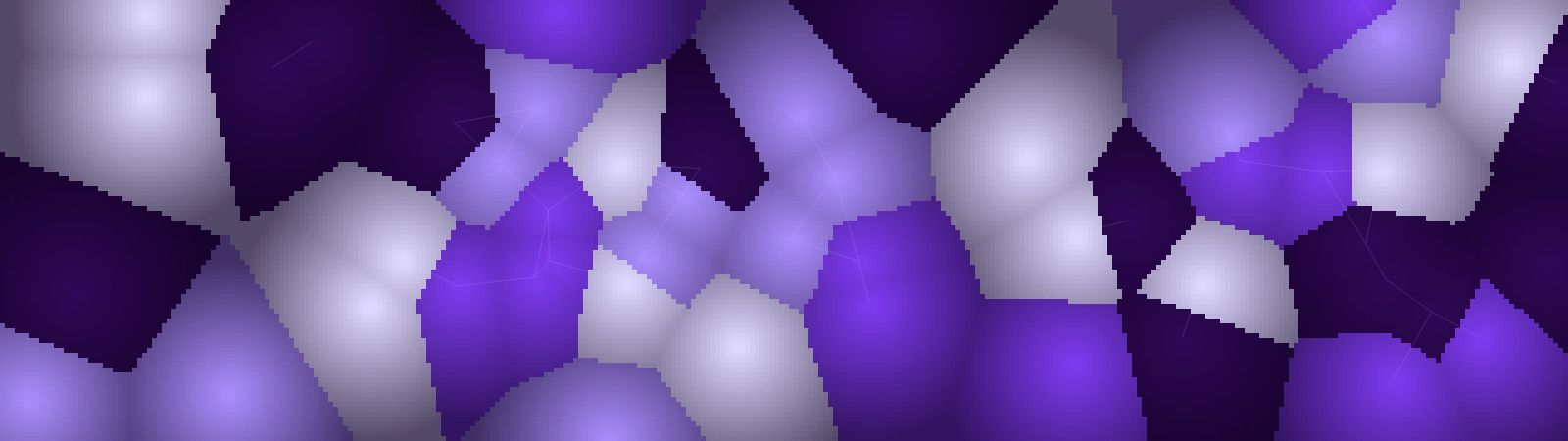 Crystals pattern wallpaper in electric violet tones - part of the Dual Monitor Wallpaper - Matching Pairs for 2 Screens collection, made with PattrnLab.