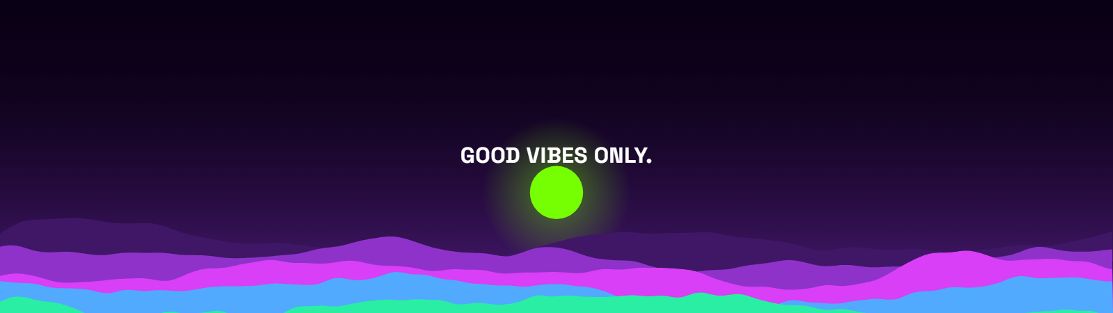 Moonrise pattern wallpaper in cyber pulse tones with text overlay - part of the Dual Monitor Wallpaper - Matching Pairs for 2 Screens collection, made with PattrnLab.