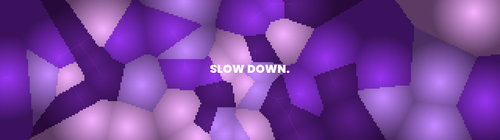 Crystals pattern wallpaper in cosmic nebula tones with text overlay - part of the Dual Monitor Wallpaper - Matching Pairs for 2 Screens collection, made with PattrnLab.