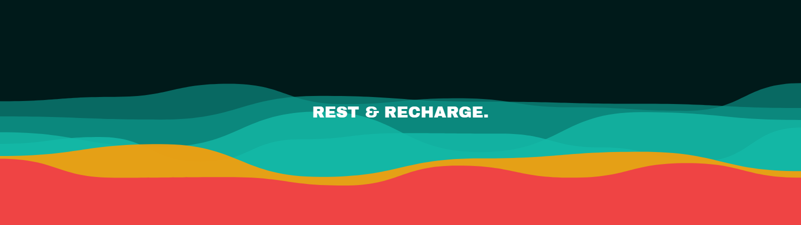 Dunes pattern wallpaper in tropical storm tones with text overlay - part of the Dual Monitor Wallpaper - Matching Pairs for 2 Screens collection, made with PattrnLab.