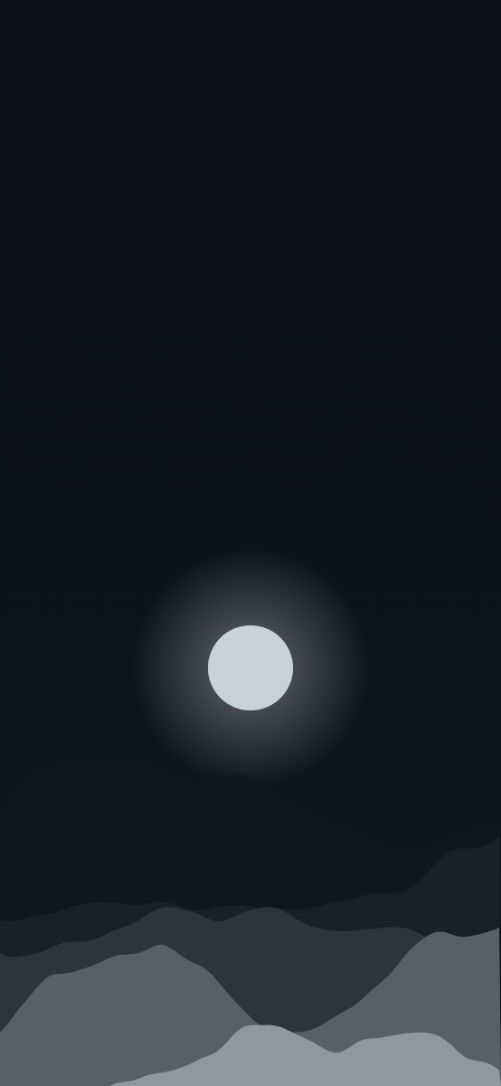Moonrise pattern wallpaper in midnight tones - part of the iPhone Wallpaper - Dark, Minimal & Aesthetic Backgrounds collection, made with PattrnLab.