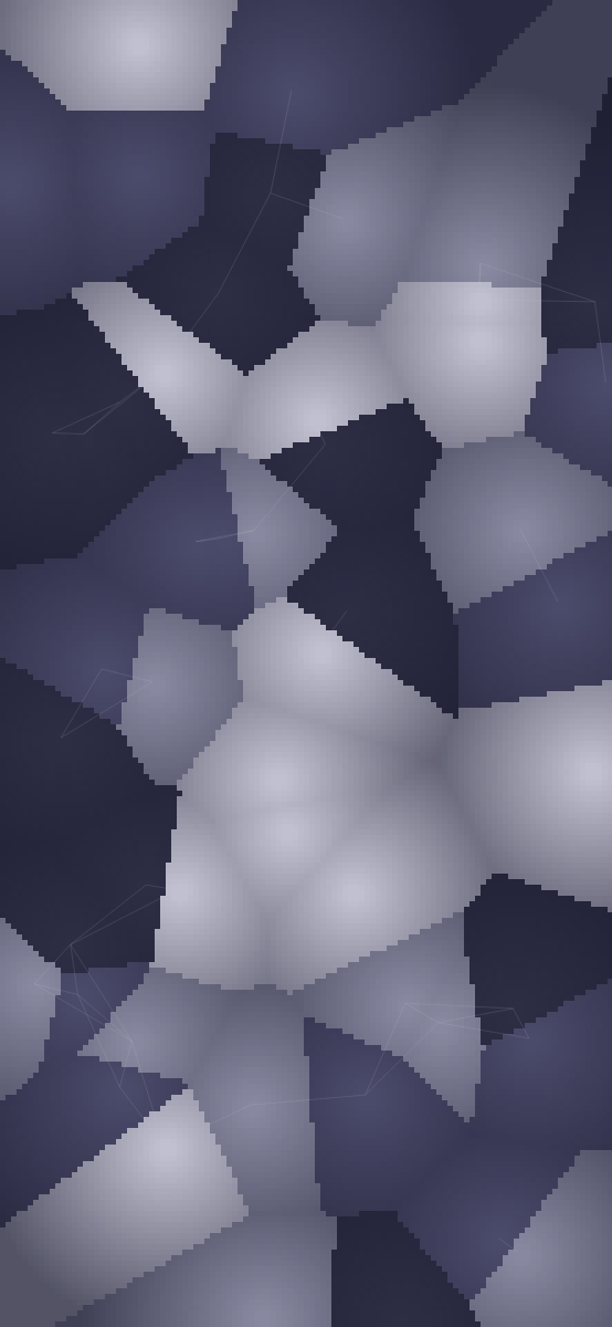 Crystals pattern wallpaper in silver mist tones - part of the iPhone Wallpaper - Dark, Minimal & Aesthetic Backgrounds collection, made with PattrnLab.