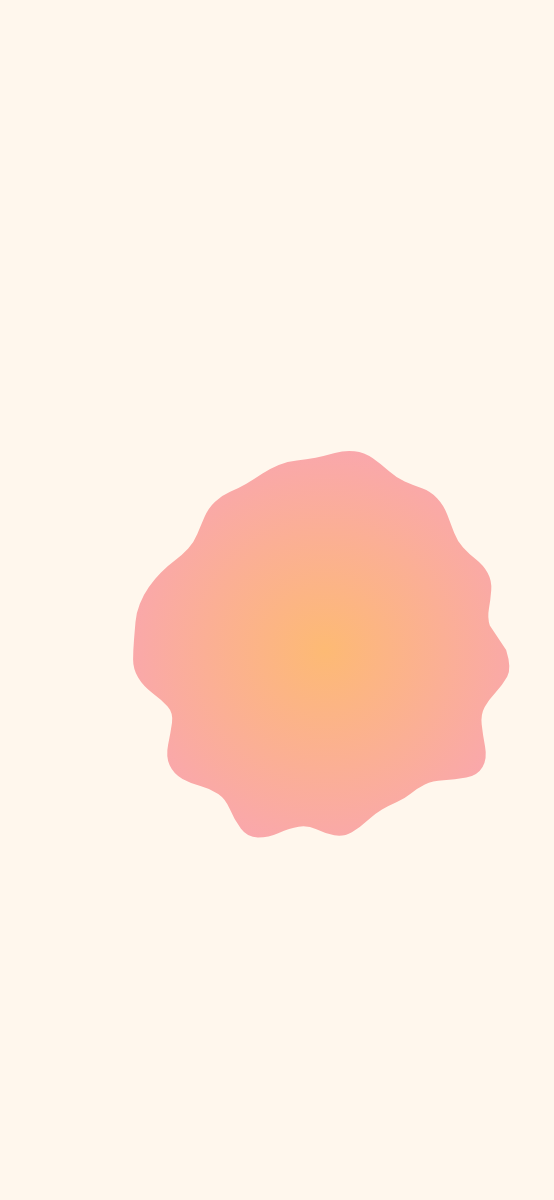 Blob pattern wallpaper in peach glow tones - part of the iPhone Wallpaper - Dark, Minimal & Aesthetic Backgrounds collection, made with PattrnLab.