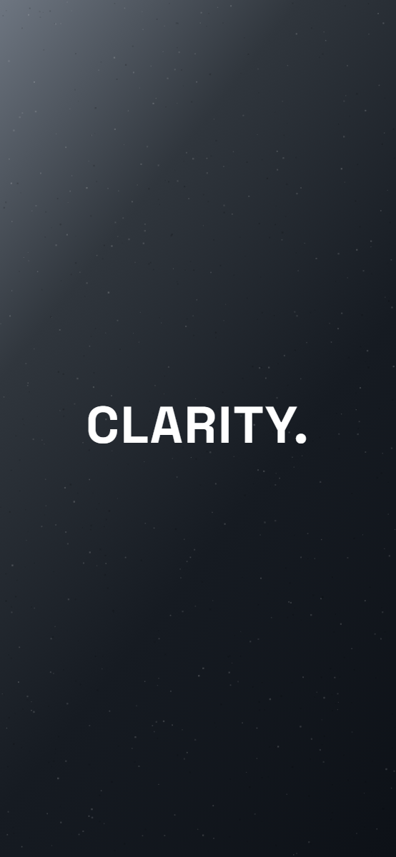 Grain Gradient pattern wallpaper in midnight tones with text overlay - part of the iPhone Wallpaper - Dark, Minimal & Aesthetic Backgrounds collection, made with PattrnLab.