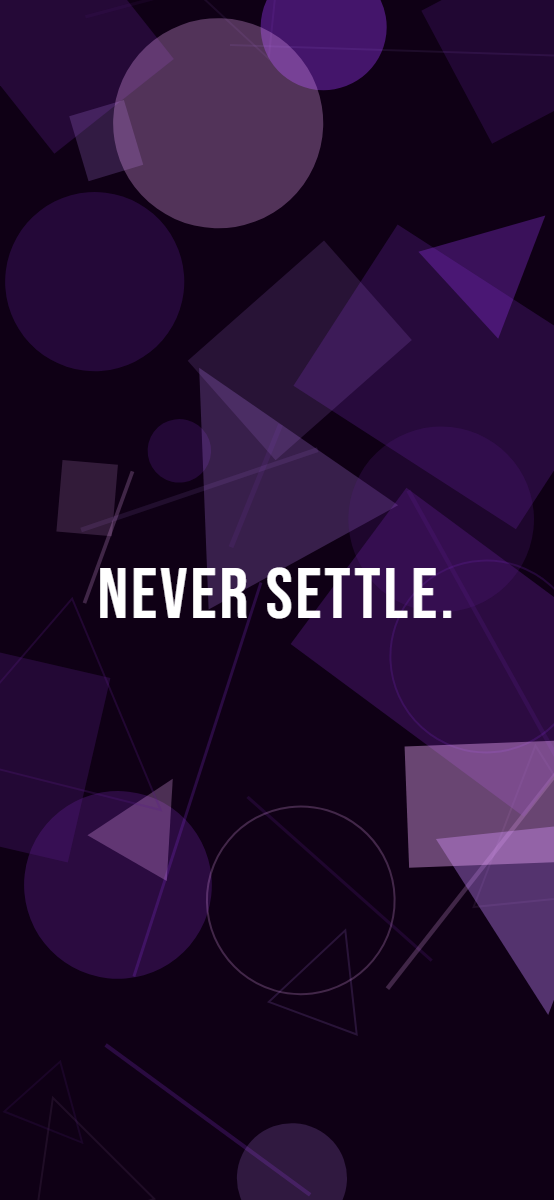 Geometric pattern wallpaper in cosmic nebula tones with text overlay - part of the iPhone Wallpaper - Dark, Minimal & Aesthetic Backgrounds collection, made with PattrnLab.