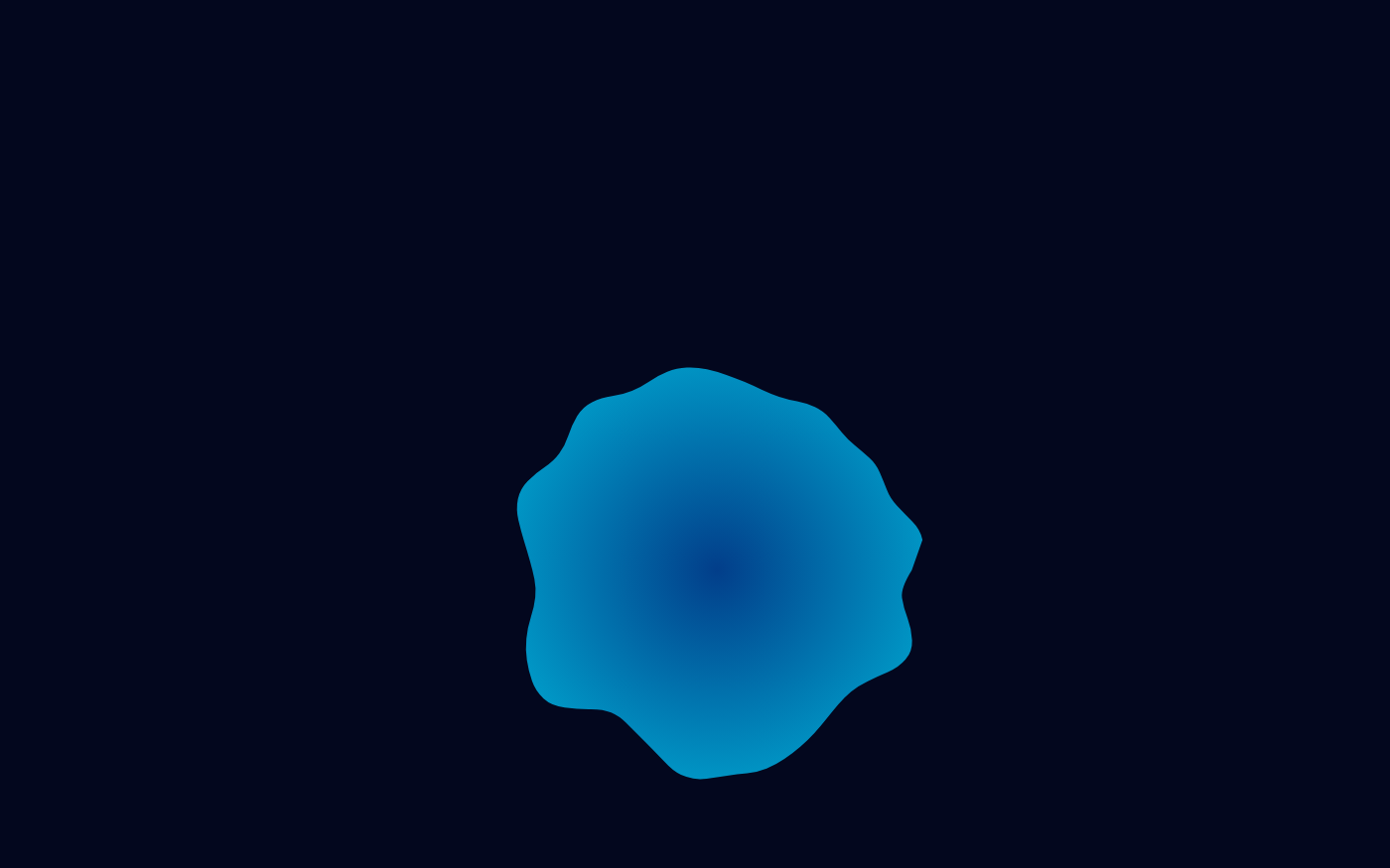 Blob pattern wallpaper in ocean deep tones - part of the MacBook Wallpaper - 4K & Aesthetic Backgrounds for Mac collection, made with PattrnLab.