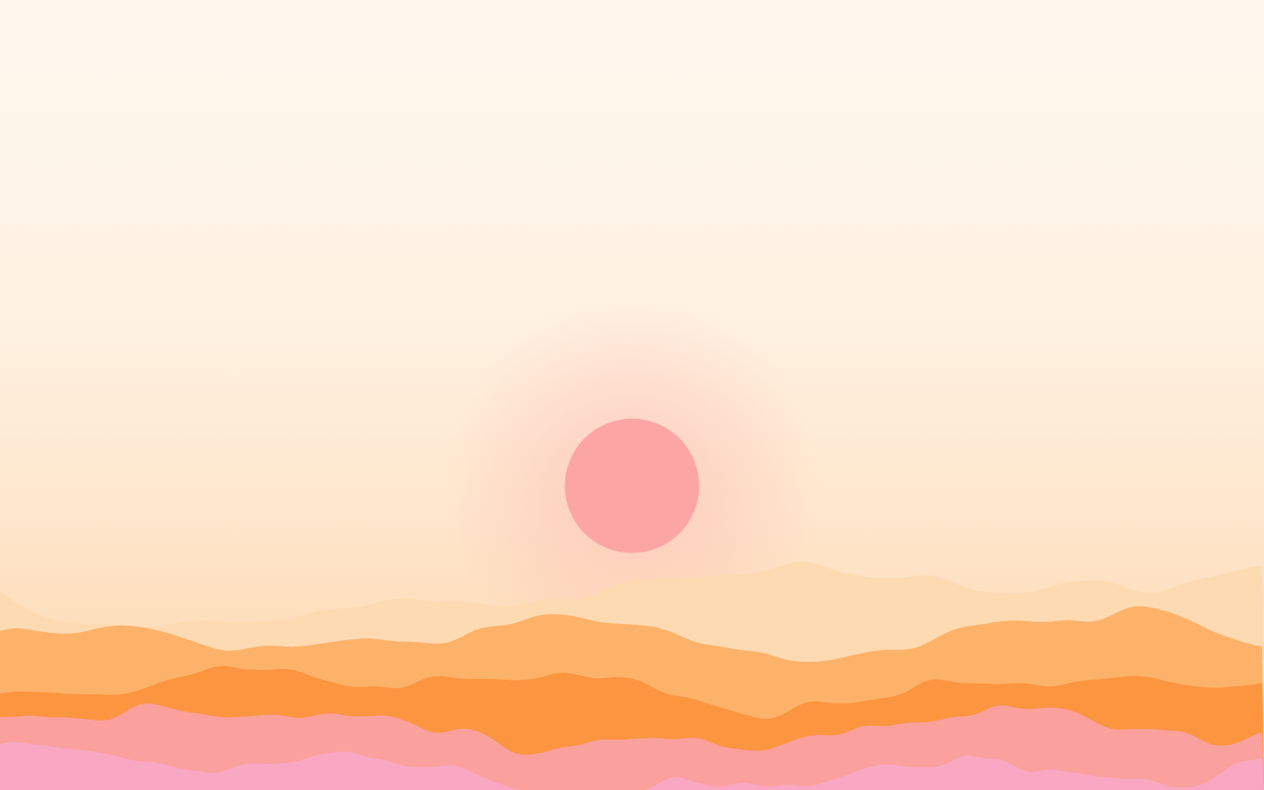 Moonrise pattern wallpaper in peach glow tones - part of the MacBook Wallpaper - 4K & Aesthetic Backgrounds for Mac collection, made with PattrnLab.