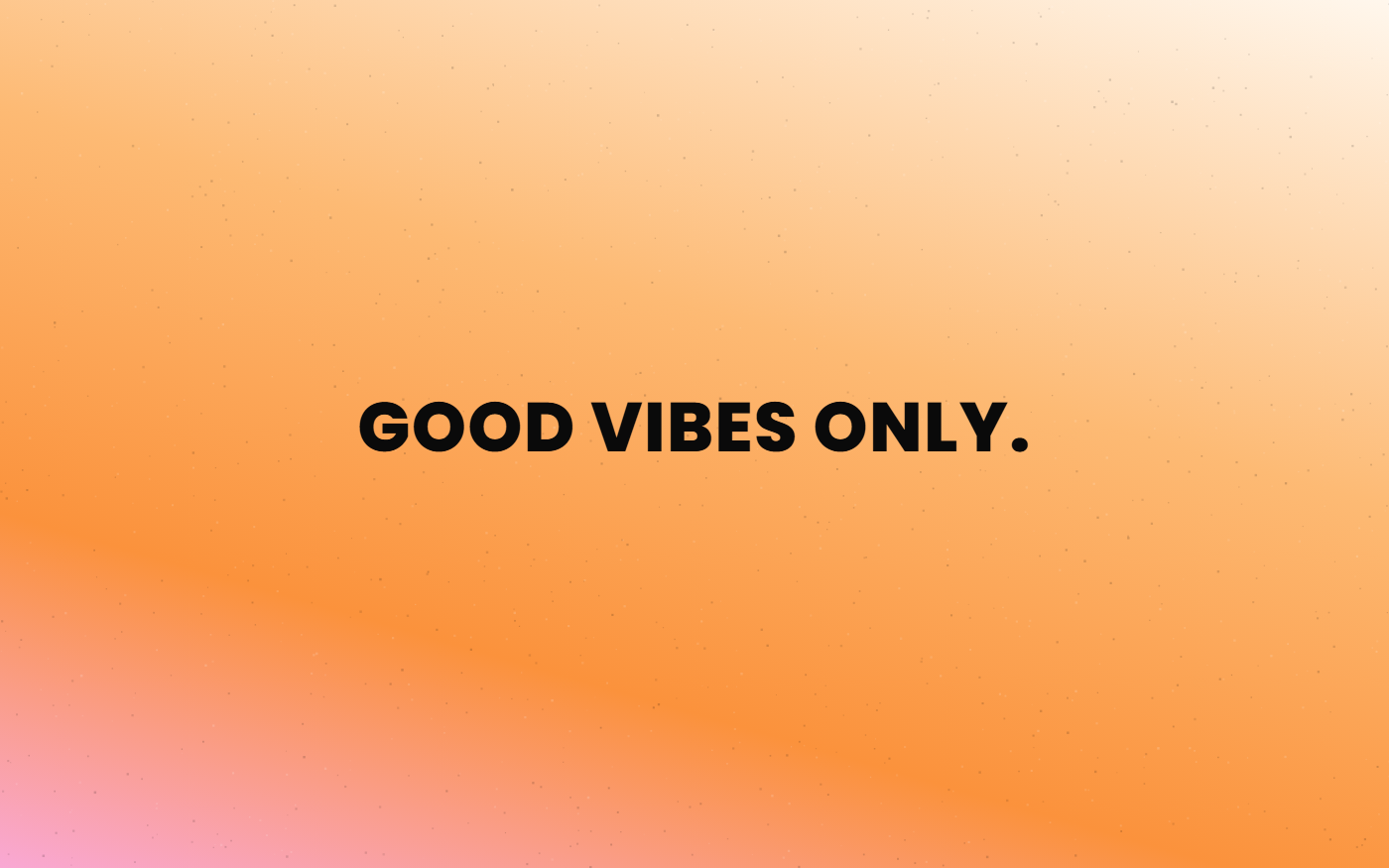 Grain Gradient pattern wallpaper in peach glow tones with text overlay - part of the MacBook Wallpaper - 4K & Aesthetic Backgrounds for Mac collection, made with PattrnLab.