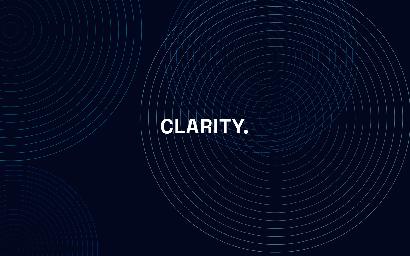 Ripples pattern wallpaper in ocean deep tones with text overlay - part of the MacBook Wallpaper - 4K & Aesthetic Backgrounds for Mac collection, made with PattrnLab.