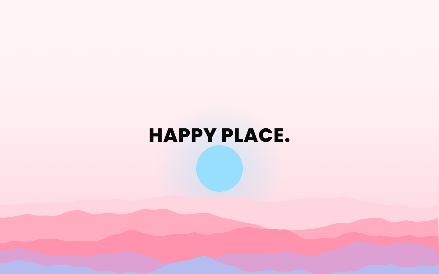 Moonrise pattern wallpaper in cotton candy tones with text overlay - part of the MacBook Wallpaper - 4K & Aesthetic Backgrounds for Mac collection, made with PattrnLab.