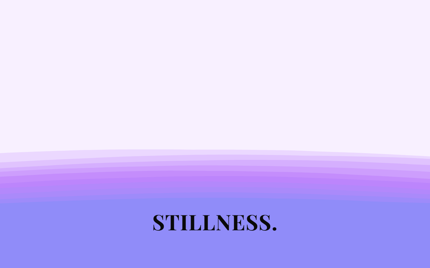 Horizon Waves pattern wallpaper in lavender dream tones with text overlay - part of the MacBook Wallpaper - 4K & Aesthetic Backgrounds for Mac collection, made with PattrnLab.