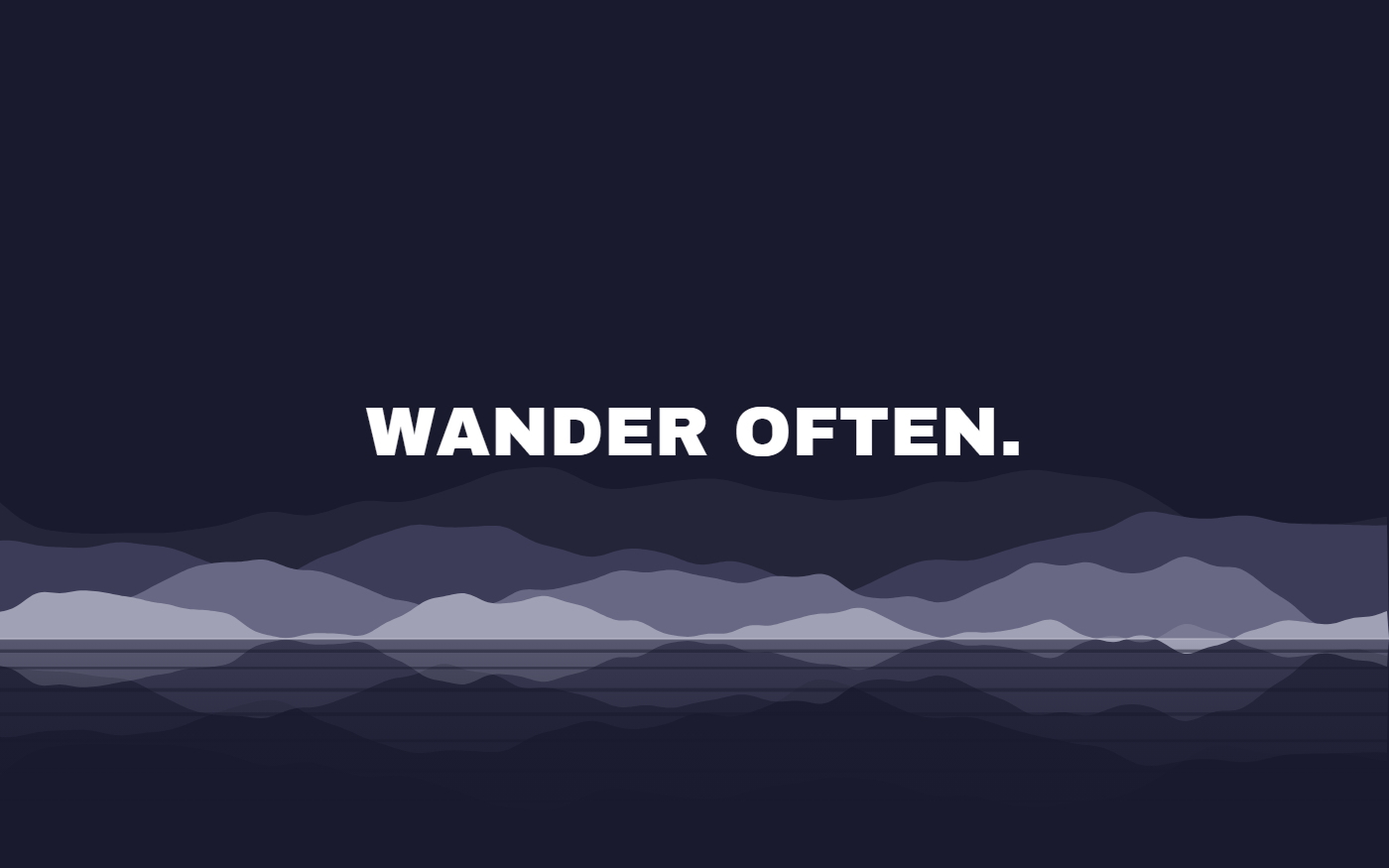 Reflection pattern wallpaper in silver mist tones with text overlay - part of the MacBook Wallpaper - 4K & Aesthetic Backgrounds for Mac collection, made with PattrnLab.