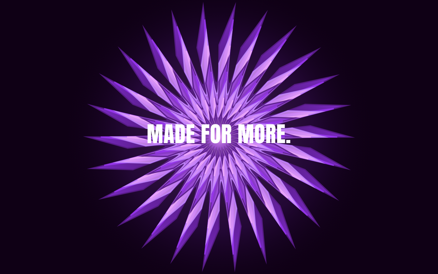 Mandala pattern wallpaper in cosmic nebula tones with text overlay - part of the MacBook Wallpaper - 4K & Aesthetic Backgrounds for Mac collection, made with PattrnLab.