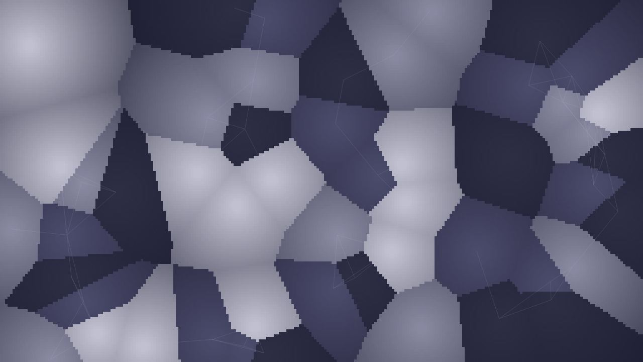 Crystals pattern wallpaper in silver mist tones - part of the OLED Wallpaper 4K - True Black Backgrounds collection, made with PattrnLab.