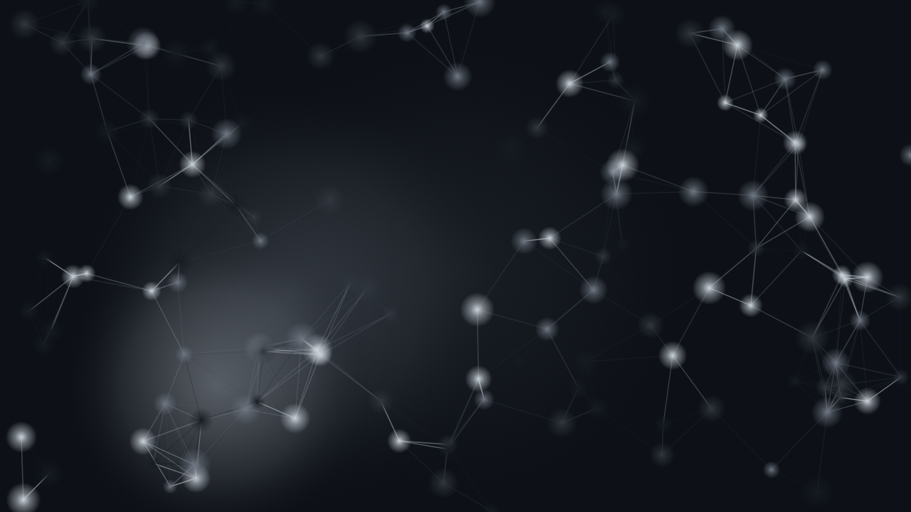 Constellation pattern wallpaper in midnight tones - part of the OLED Wallpaper 4K - True Black Backgrounds collection, made with PattrnLab.