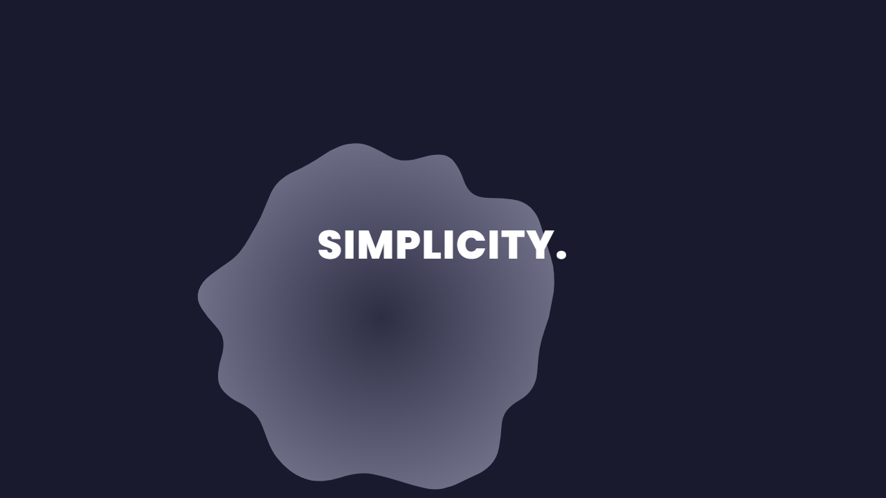 Blob pattern wallpaper in silver mist tones with text overlay - part of the OLED Wallpaper 4K - True Black Backgrounds collection, made with PattrnLab.