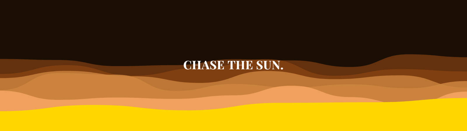 Dunes pattern wallpaper in desert sunset tones with text overlay - part of the 32:9 & Super Ultrawide Wallpapers collection, made with PattrnLab.