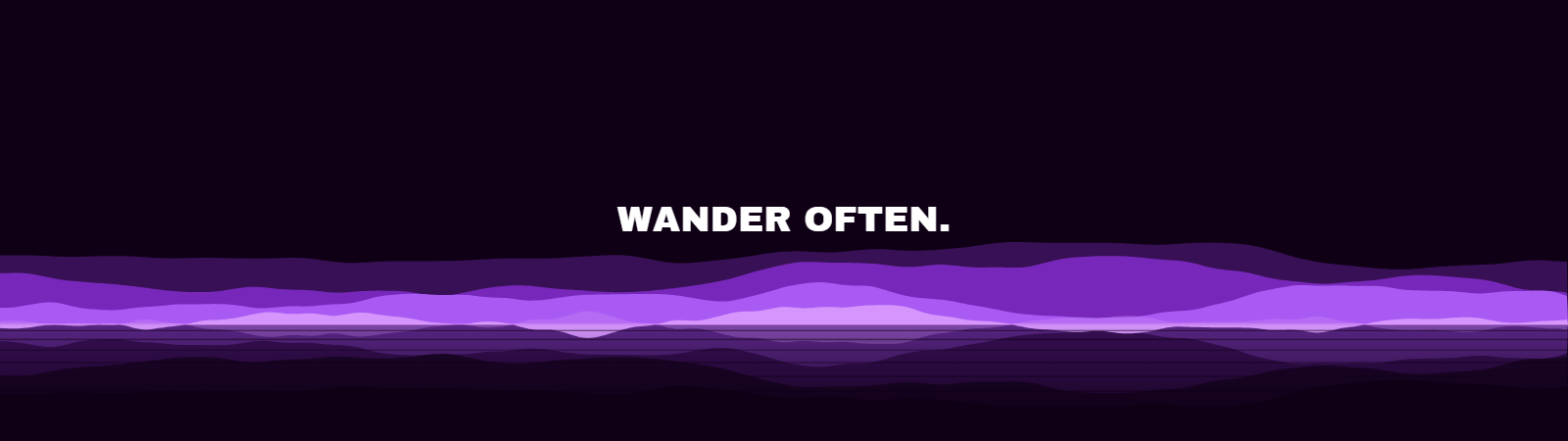 Reflection pattern wallpaper in cosmic nebula tones with text overlay - part of the 32:9 & Super Ultrawide Wallpapers collection, made with PattrnLab.