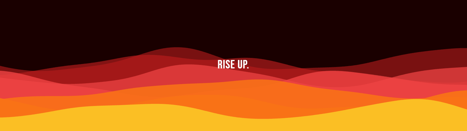 Waves pattern wallpaper in solar flare tones with text overlay - part of the 32:9 & Super Ultrawide Wallpapers collection, made with PattrnLab.