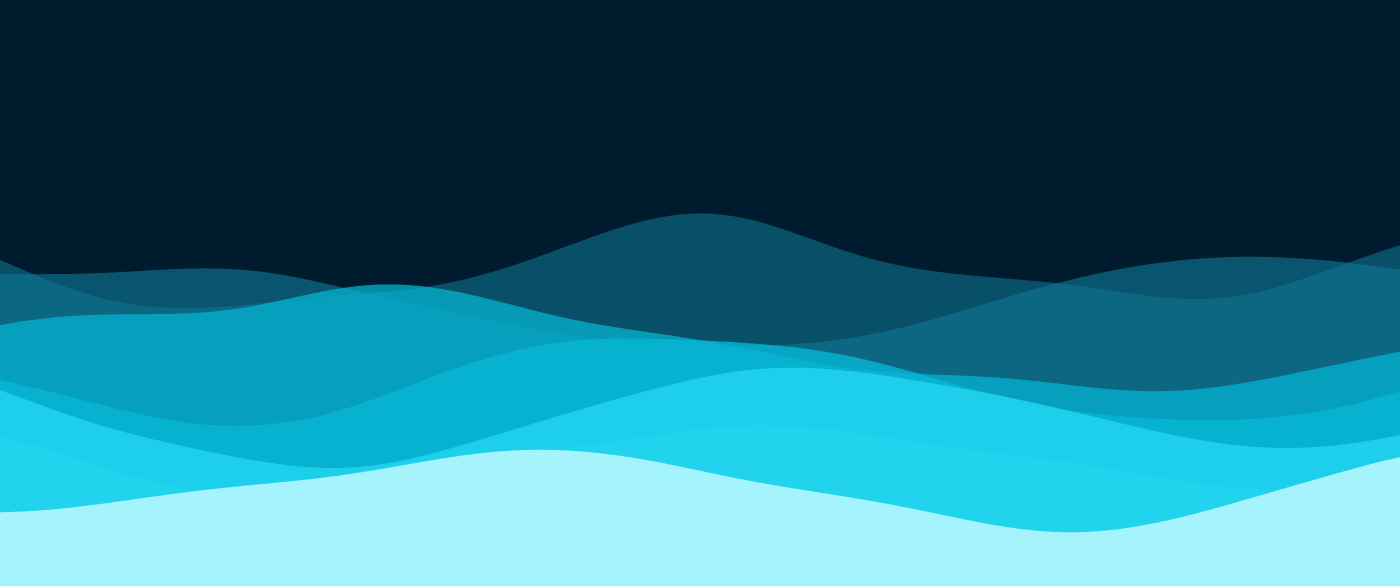 Waves pattern wallpaper in arctic aurora tones - part of the Ultrawide Wallpaper (3440x1440, 21:9) collection, made with PattrnLab.