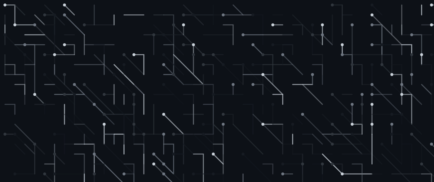 Circuits pattern wallpaper in midnight tones - part of the Ultrawide Wallpaper (3440x1440, 21:9) collection, made with PattrnLab.