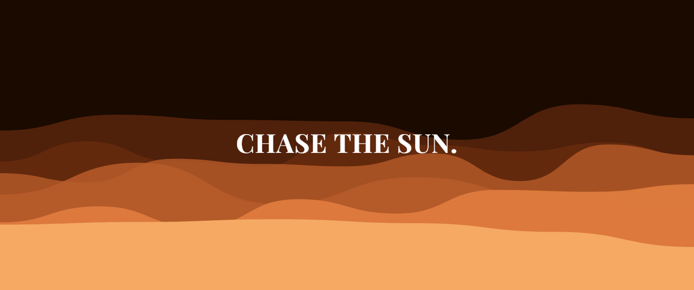 Dunes pattern wallpaper in autumn ember tones with text overlay - part of the Ultrawide Wallpaper (3440x1440, 21:9) collection, made with PattrnLab.