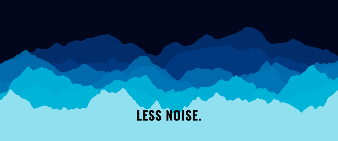 Terrain pattern wallpaper in ocean deep tones with text overlay - part of the Ultrawide Wallpaper (3440x1440, 21:9) collection, made with PattrnLab.