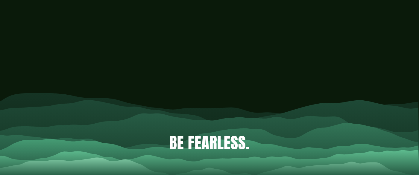 Misty Ridges pattern wallpaper in forest canopy tones with text overlay - part of the Ultrawide Wallpaper (3440x1440, 21:9) collection, made with PattrnLab.