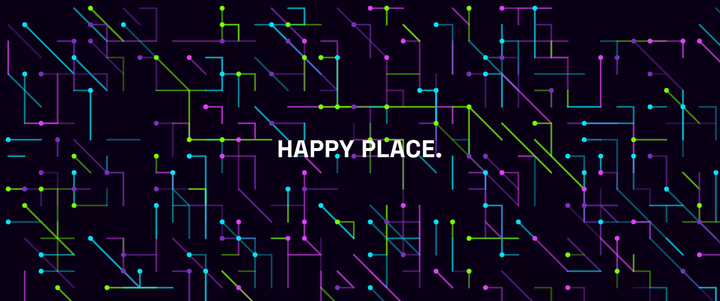 Circuits pattern wallpaper in cyber pulse tones with text overlay - part of the Ultrawide Wallpaper (3440x1440, 21:9) collection, made with PattrnLab.